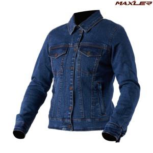 맥슬러 데님 라이딩자켓 (여자, 진청색)/마블/Marble Denim riding jacket (woman, deep blue)