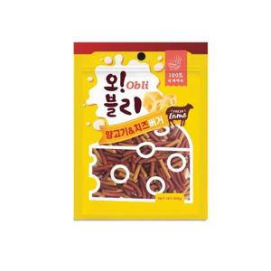 국산 오블리 치즈버거 양고기 100g