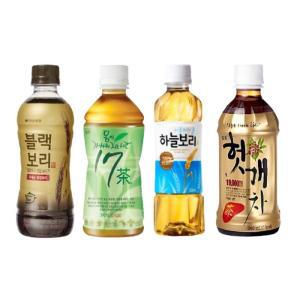 325~340ml 차 음료 4종 혼합 각 5개씩 / 블랙보리+몸이 가벼워지는 시간 17차+웅진 하