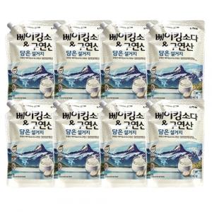 참그린 베이킹소다 구연산 담은설거지 리필 1kg 10개입(1box)