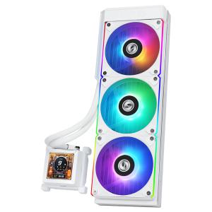 :리안리 Hydroshift LCD 360RGB 서린 수냉 CPU 쿨러 (화이트)