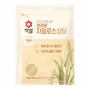 CJ 감칠맛 백설 브라운 자일로스설탕 1kg 과일청 자취 대용량 식자재 식당