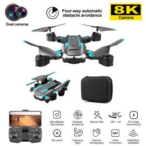 G6/KY605S 프로 맥스 드론 가용 접이식 쿼드콥터 항공 S6 HD 카메라 GPS RC 헬리콥터 FPV 와이파이 장애물 회피