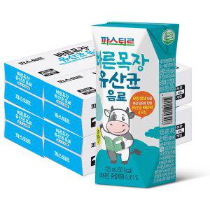 [파스퇴르] 바른목장 유산균음료125ml(96팩)