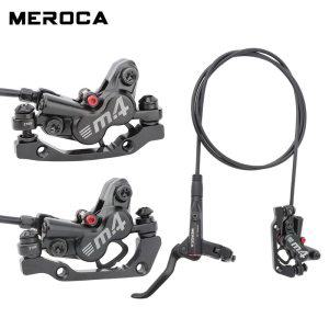 호환 MEROCA-M4 자전거 Mtb 브레이크 유압 디스크 160mm 로터 MTB 오일 4 피스톤 부품 사이클링