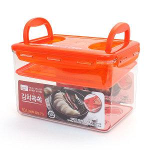 트라이탄 김치쏙쏙 누름판 김치통 10L 누름밀폐용기