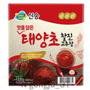 신송 대용량 맛을담은 태양초 찰진 고추장 12kg 1개