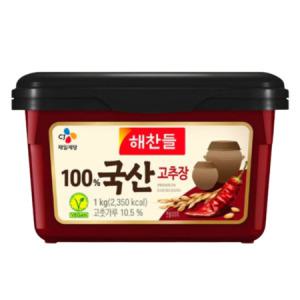 해찬들 100% 국산 고추장 1kg x 1개