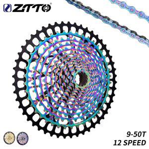 스프라켓 ZTTO MTB XD 12 단 950T 카세트 초경량 CNC 스틸 레인보우 골든 375g 얼티밋 9x46 스프로킷 1299