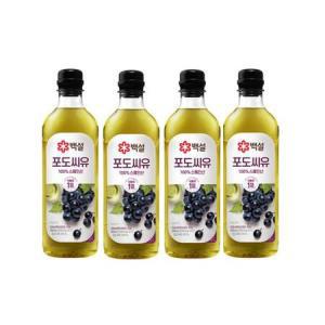 백설 포도씨유 900ml X [4개]