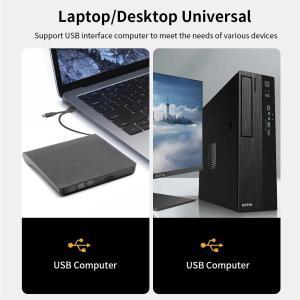 TISHRIC DVD 외장 USB 3.0 리더, 팝업 모바일 CD 플레이어, 노트북 데스크탑 iMac용 광학 드라이브