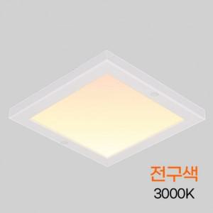 사각 LED 직부등 엣지 8인치 20W 전구 국산