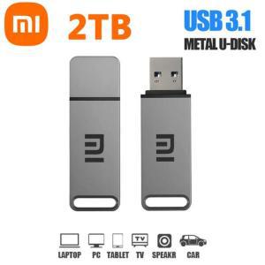 샤오미 USB 3.1 플래시 드라이브, 2TB 고속 펜 드라이브, 1TB, 512GB, 방수 C타입 USB 펜 드라이브, 컴퓨터