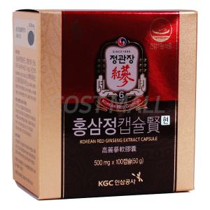 정관장 홍삼정 캡슐 현 500mg X 100캡슐/면역력/박스