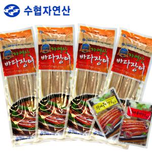 [근해통발수협] 프리미엄 자연산 바다장어 240g(3미) x 4팩 +소스