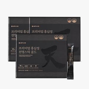 [롯데백화점]서울약사신협 [진세노사이드 50mg] 프리미엄 홍삼정 천명스틱 골드 30포 3세트