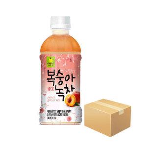 웰그린 스위츠 복숭아녹차 340ml x 20개/녹차 음료