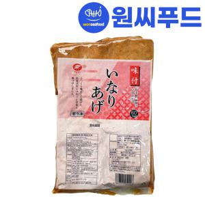 원씨푸드 초밥용 푸요 사각조미 유부초밥 60매 1kg 일본 사각유부 초밥재료 유부피