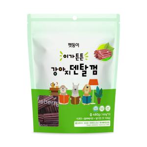 펫둥이 이가튼튼 강아지 덴탈껌 3가지맛 480g 사과맛+블루베리맛+딸기맛