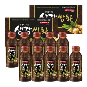 동화약품 생강쌍화 100ml 20병 건강음료 드링크