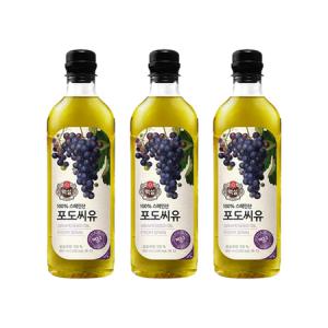 CJ 백설 포도씨유 900ml x 3개