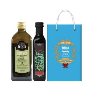 데체코 엑스트라버진 올리브오일 500ml + 와인식초 250ml 혼합선물세트_MC