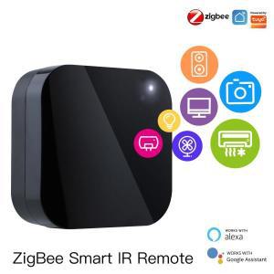 Zigbee 스마트 IR 원격 제어 에어컨 용 홈 모든 TV DVD AUD AC 팬 라이트 지원 AlexaGoogle