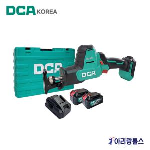 DCA ADJF22FK 20V MAX 무선 컷소 5.0Ah 배터리 2팩 급속충전기 케이스세트 원터치날교체 진동흡수 FHZ동급 날2종포함