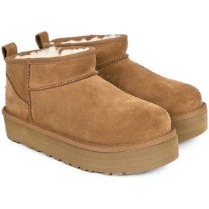 어그 UGG 키즈 울트라 미니플랫폼 부츠 체스트넛 (1157791K-CHE)