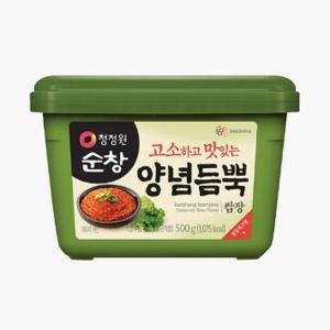 청정원 순창 양념듬뿍 쌈장 500g(PET) x2개 엄마손맛 한식 반찬 만능소스 밥도둑 삼겹살