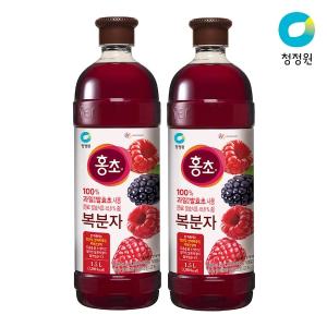 청정원 홍초 복분자 1.5L 2개