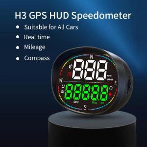 자동차 헤드업 디스플레이 디지털 속도 모니터 HUD GPS 나침반 속도계 주행 거리계 시간 속도 알람 자동 게