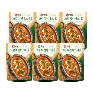 [하프클럽/CJ제일제당]백설 덮밥소스 크림 치킨 마크니 커리 170g x6