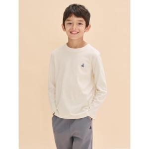 [BEANPOLE KIDS] [BEANPOLE KIDS] [Essential] 수피마 긴팔 티셔츠  아이보리 (BI4741UE20) (BI4741UE20)