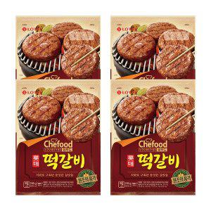 [롯데웰푸드][본사직영] Chefood 롯데떡갈비 245gx4개