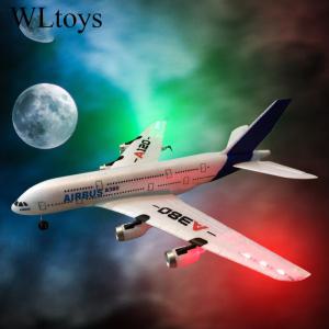 rc비행기 WLtoys A380 RC 비행기 장난감 고정익 야외 드론 A120-A380 에어카프트 2.4G 3Ch