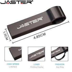 JASTER 고속 USB 플래시 드라이브, 블랙 메탈 메모리 스틱, 휴대용 펜 32GB 100%, 실제 용량 16GB,