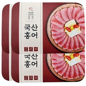 [백년수산] 국산 홍어 500g x 4팩 + [증정] 용기초장 4개+홍어뼈2개