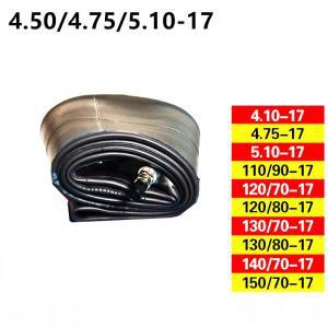 완벽호환 오토바이 부틸 고무 내부 튜브, 17 인치, 3.50, 5.10, 100, 70, 80/90-17