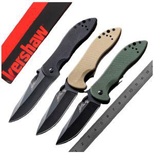 KERSHAW 6074 Emerson 접이식 커쇼 나이프 캠핑 칼 휴대용 호신용 주머니