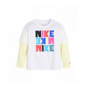 [매장정품] 나이키 NIKE 키즈 스낵팩레이어드소매긴팔티셔츠 A231TS175P 105-130