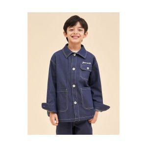 BEANPOLE KIDS 레귤러 데님 재킷 블루 BI4139U02P