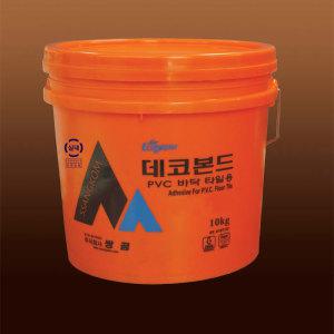 친환경성 수성 온돌겸용데코타일본드 4kg 난방용 데코본드 타일 접착제 PVC