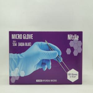 현대마이크로 Micro Glove 실험실 니트릴 글러브 Nitrile 위생장갑 100매/pk 1pk, 재고보유