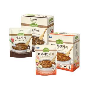 상하목장 슬로우키친 비프+버터치킨카레 170g 3개입 각 1박스(총2박스)