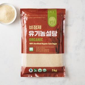 비정제 유기농 설탕 (3KG)