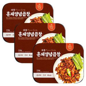 [소비기한 임박] 와룡 훈제양념곱창, 250g, 3개