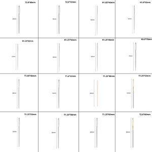 큰 눈 무딘 바느질 바늘 크로스 스티치 뜨개질 수제 가죽 자수 실 100 개/로트