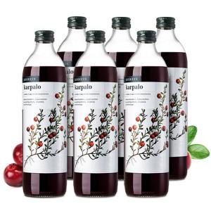 핀란드 카스케인 크랜베리 원액 주스 500ml 6병