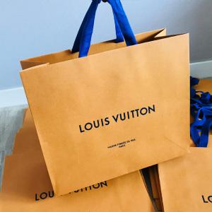 LOUIS VUITTON 루이비통 포장용 종이 가방 쇼핑백 / 국내매장 제공 새상품